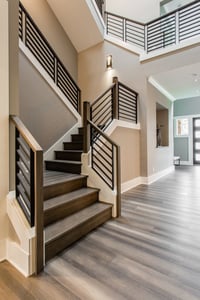 Oak+Pointe_Linear+Metal+Panels_With+Wood+Handrail